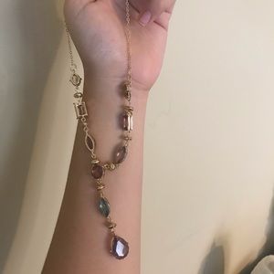NWT Annie Klein stone necklace